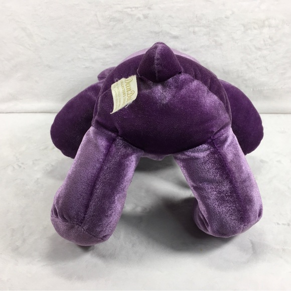 Dan Dee Collector’s Choice Teddy Bear Plush 12 inch Purple Velour Stuffed Bear - Picture 4 of 8